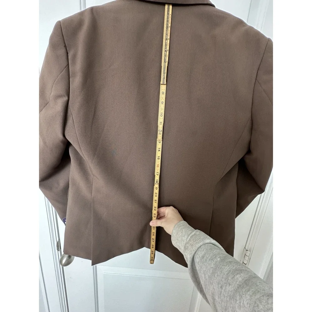 Vittorio St. Angelo Men's Sz 42 R Thin Blazer Jacket Brown Nwt